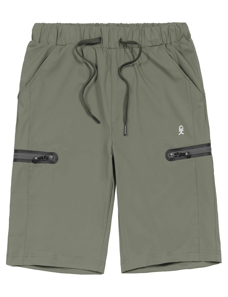 Little Donkey Andy Menâ€™s Ultra-Stretch Quick Dry Lightweight Bermuda Shorts Drawstring Zipper Pocket Hiking Travel Golf Sage M - Image 1
